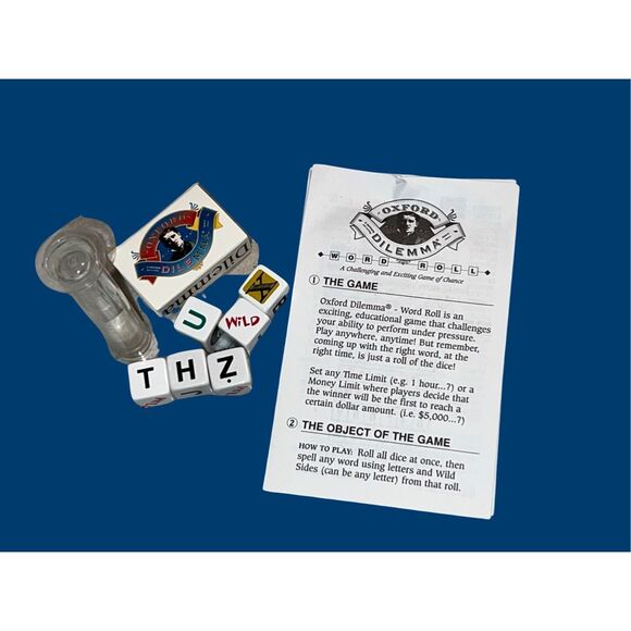 Word Roll Oxford Dice Game - Picture 1 of 3